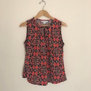 Liz Claiborne | Orange Sleeveless Blouse